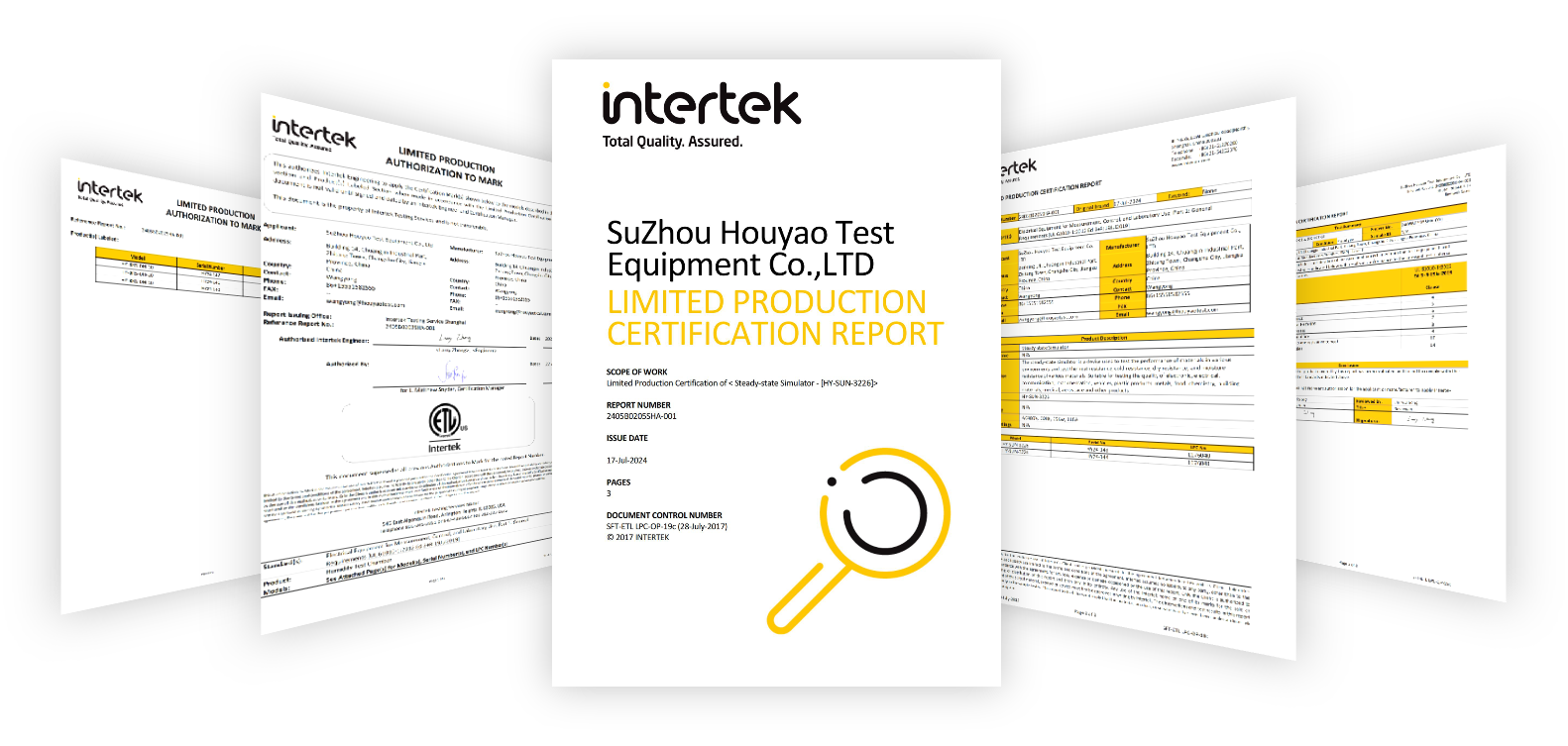 Houyao's global certifications and service network