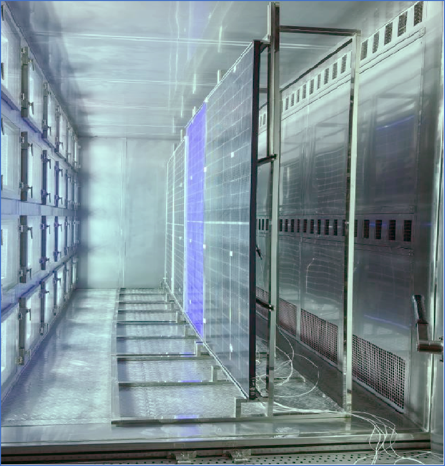 Composite UV Test Chamber